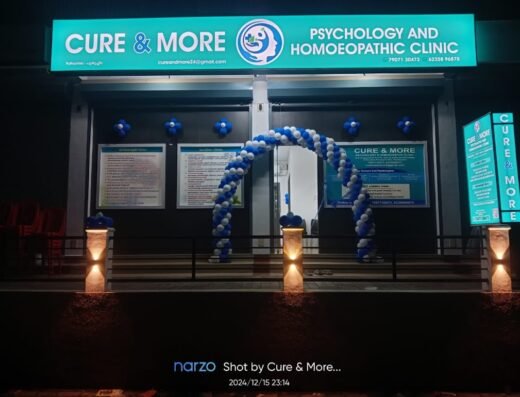 Cure & More Psychology And Homoeopathic Clinic, Thodupuzha ,Puthuchira Perumbillichira