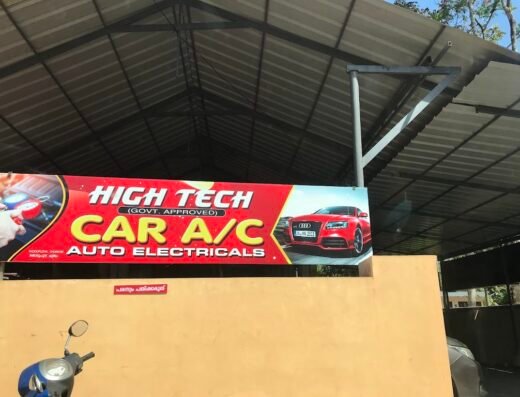 High-Tech Car A/C Work shop