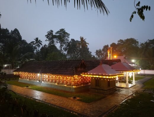 Kolani Sree Krishna Temple pond Thodupuzha